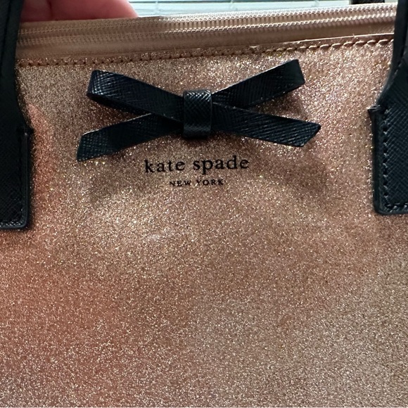 Kate Spade Rose Gold Glitter Purse - Picture 4 of 7